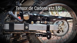 Tensor de cadena motos enduro xtz 150  125 [upl. by Moriarty]