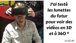 Jai testé les lunettes du futur  VLOG 5 [upl. by Ylicec]