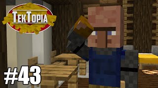 TekTopia 43  Village Guards Minecraft Villager Mod [upl. by Hilar]