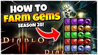 How to Farm Gems In Diablo 3 Season 28 with Examples [upl. by Gavette811]