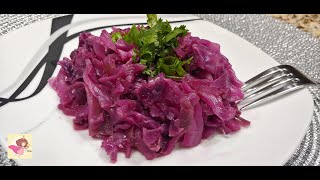 Red cabbage Quick and easy RED CABBAGE recipe [upl. by Anrehs]