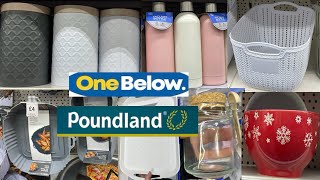 WHATS NEW IN POUNDLAND  COME SHOP WITH ME  POUNDLAND HAUL  WHAT NEW IN ONE BELOW  ONE BELOW [upl. by Corotto]