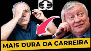 A PARTIDA mais DESGASTANTE entre KASPAROV e KARPOV de XADREZ [upl. by Adnwahsor]