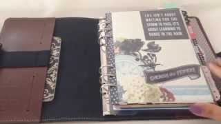 Set up of my new Filofax A5 original [upl. by Macmillan926]