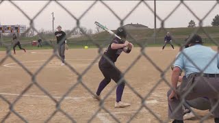 Royal Valley softball sweeps Nemaha Central [upl. by Ellennaj456]