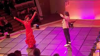 Manuel Reina dancing with Blanca Nieves in the Flemenco Rosa Negras show at the Berlin Philiamonic [upl. by Torrance485]