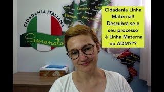 Cidadania Italiana Simonato Linha Materna [upl. by Magulac]