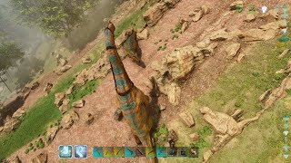 BRACHIOSAURUS VS GIGA IN ARK SURVIVAL ASCENDED [upl. by Fredi]