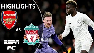 ⏰ LATE DRAMA ⏰ Arsenal vs Liverpool  FA Cup Highlights  ESPN FC [upl. by Senoj]