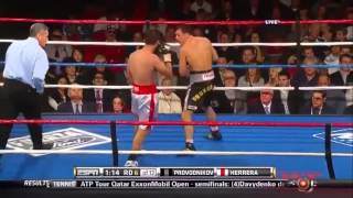 Ruslan Provodnikov vs Mauricio Herrera [upl. by Ahcsatan]