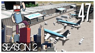 Cities Skylines  S2 Ep47  KLM Cargo [upl. by Sillig]