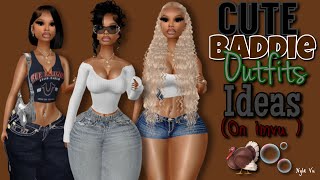 Cute baddie outfits ideas on imvu  🦃🧡🫧Nyla Vu [upl. by Suhsoj]