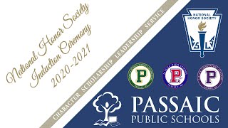 Passaic Public Schools  2021 National Honor Society Induction Ceremony [upl. by Aninahs]