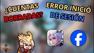 ¿PORQUE NO PUEDO INICIAR SESIÓN CON FACEBOOK POSIBLE SOLUCIÓN  ARENA OF VALOR [upl. by Willard485]