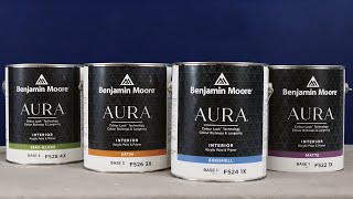 AURA® Interior Paint  Benjamin Moore [upl. by Arodoeht]