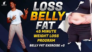 Loss Belly Fat  45 min Weight Loss Program  Belly Fat Exercise 1  Zumba Fitness Video [upl. by Dej]