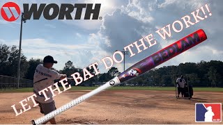 2024 WORTH BEDLAM 135 XL SENIOR SOFTBALL BAT [upl. by Pyotr149]