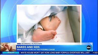 New study may have identified cause of SIDS or sudden infant death syndrome  ABC7 [upl. by Kaile]