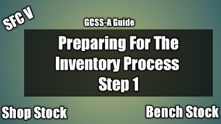 Preparing For The Inventory Process Step 1 [upl. by Maryjane]