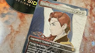 Laser engraving Metal MTG Cards livestream 51224 [upl. by Balthazar312]