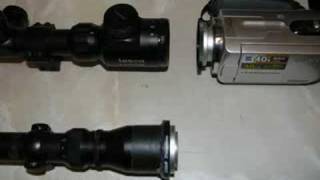 Fitting camera to rifle scope [upl. by Mellicent]