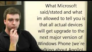 Microsoft Evangelist confirm Windows Phone 7 handsets will be upgraded to Windows Phone 8 [upl. by Merkle]