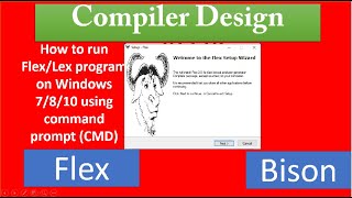 Setup and Run Lex and YACC code in Windows Flex Bison and dev C [upl. by Huskamp]