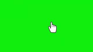 Hand click Green screen [upl. by Rickart]