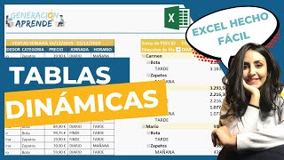 🔷 TABLAS DINÁMICAS desde CERO para PRINCIPIANTES 🤓 Cómo crear tablas dinámicas en EXCEL 2020 🔷 [upl. by Dallas]