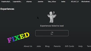 how to fix experiences failed to load roblox  roblox  roblox error code  windows 11 [upl. by Scevor]