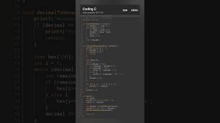 Octal to Hexadecimal amp Decimal Code Converter in CProgramming octaltohexadecimal beginners code [upl. by Emawk]