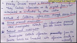 Types of information sources primary  secondary and tertiary  class 11 entrepreneurship notes [upl. by Blasien]