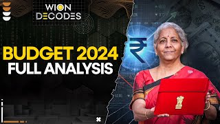 The focus of Indian Budget 2024 I WION Decodes [upl. by Elyk281]