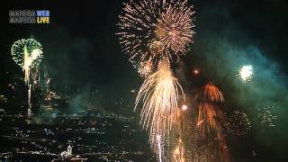 Passagem de ano fogo de artifício 2015 Madeira Live [upl. by Annehsat186]