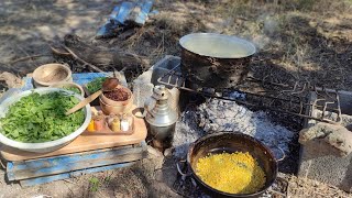 Preparation of Ash Reshteh 🫕😋  Ash Reshteh an Authentic Iranian Dish😋 [upl. by Molohs]