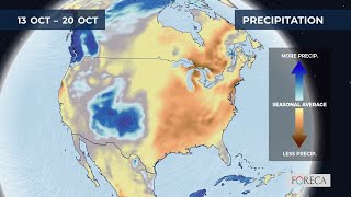 Monthly precipitation forecast for the USA 10152024 [upl. by Eronaele161]