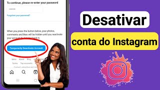 Como desativar a conta do Instagram Novo 2023  Desativar conta do Instagram temporariamente [upl. by Obola]