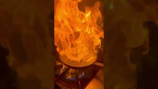 🔥 Pork Chop Flambé at Old Skool Cafe [upl. by Kciredor691]