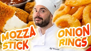 Mozza Stick Onion Rings  l’Apéro du Kiff [upl. by Barnaby]