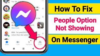 How To Fix Messenger People Option Not Showing Problem [upl. by Ilaw]