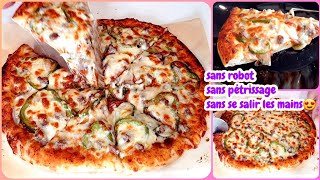 Pâte à pizza extra moelleuse aérée et facile à faire🍕😍pour des pizzas maison réussies🍕 [upl. by Alimaj]