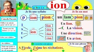 Apprentissage de la lecture Maternelle CP en Français  ion 105 [upl. by Leiser]