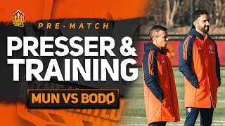 INJURY BOOSTS AND MORE SETBACKS Full Open Training amp Ruben Amorim Press Conference vs BodøGlimt [upl. by Ellegna]