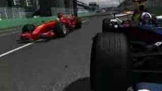 Massa Coulthard Turn 1 Accident F1 2008 Melbourne Grand Prix [upl. by Freida]