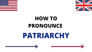 How to Pronounce PATRIARCHY in English  PATRIARCHY Pronunciation  PronounceWell [upl. by Hamann379]