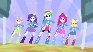 My Little Pony Equestria Girls  Equestria Girls Movie quotCafeteria Songquot MLP EG Movie [upl. by Corabel]