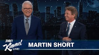 Guest Host Martin Short Gets Interrupted by Steve Martin amp Jiminy Glick Interviews Bill Hader [upl. by Vogeley926]