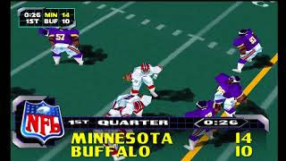 NFL Blitz 2000 Vikings vs Bills [upl. by Naenaj551]