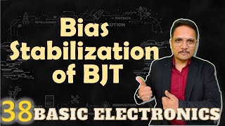 Bias Stabilization of BJT  Parameters of Bias Stabilization of BJT  DC Load Line amp Q Point of BJT [upl. by Ahsikin]