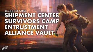 TheTermsGaming  Shipment Center Survivors Camp Entrustment System and Alliance Vault [upl. by Ahsehyt]